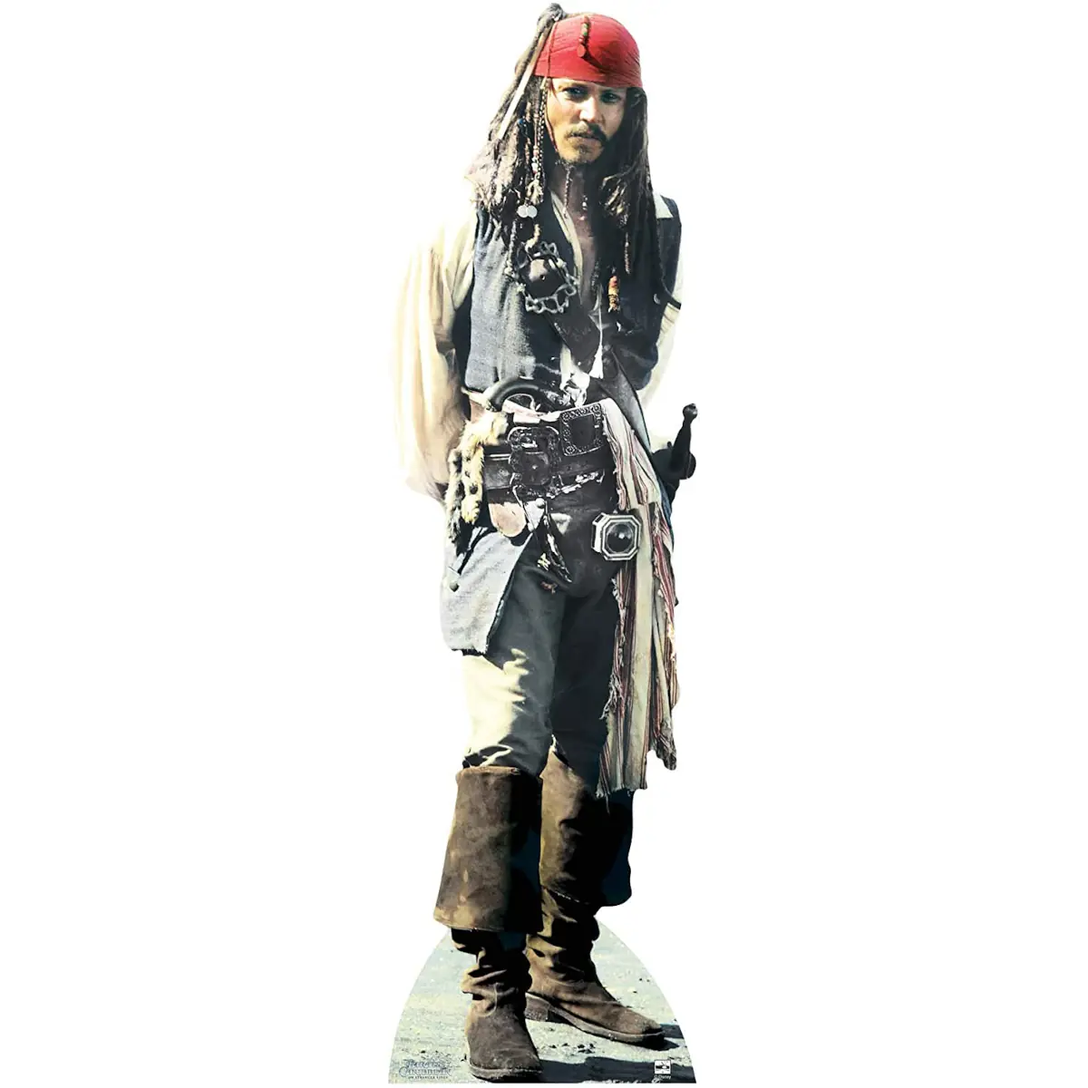 Cardboard People Captain Jack Sparrow Life Size Cardboard Cutout Standup -  Disney's Pirates of The Caribbean