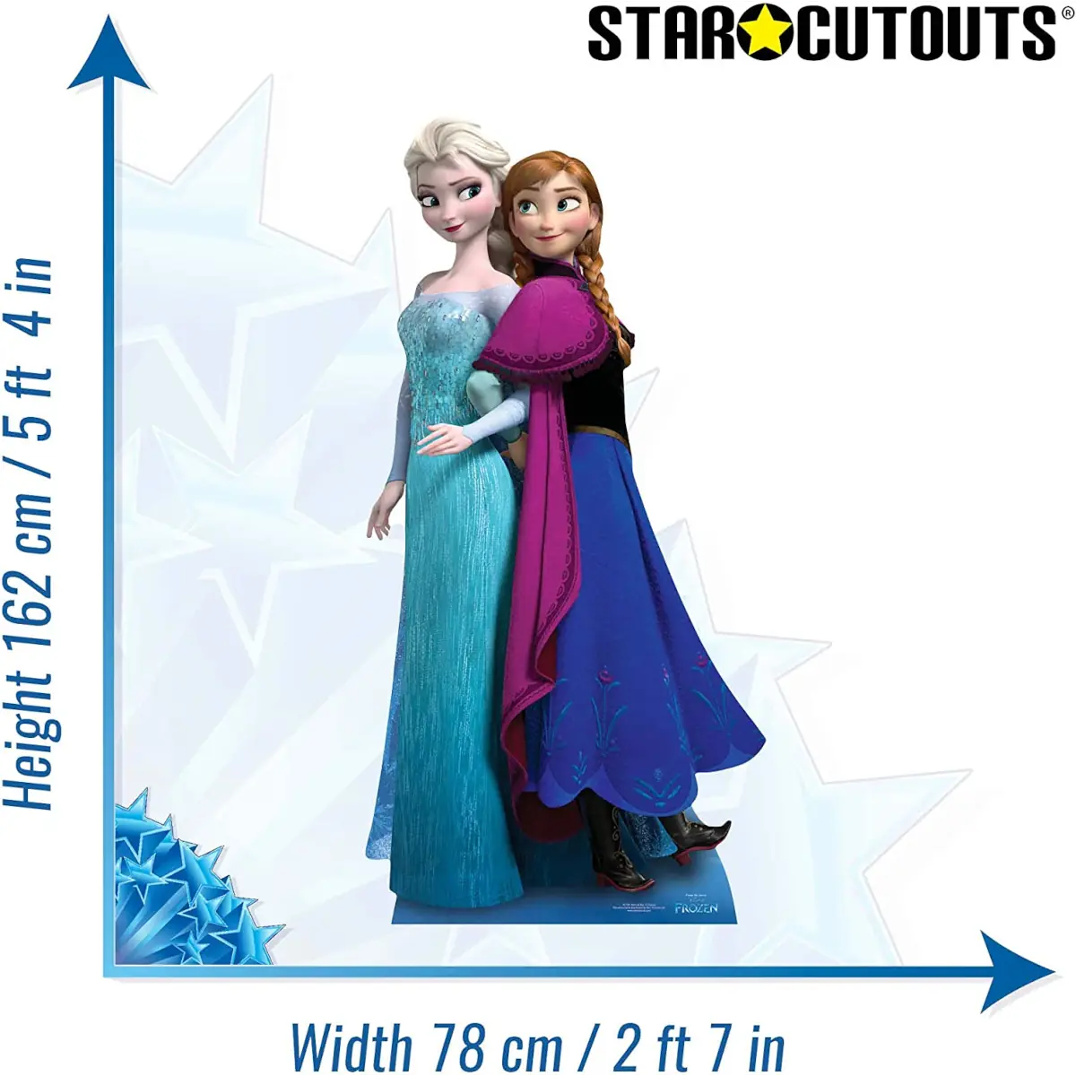 Anna & Elsa 'Together' (Disney: Frozen) Official Lifesize Cardboard Cutout  / Standee - Cutouts & Collectables
