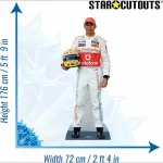 CS431 Lewis Hamilton F1 Racing Driver Lifesize Cardboard Cutout Standee 2