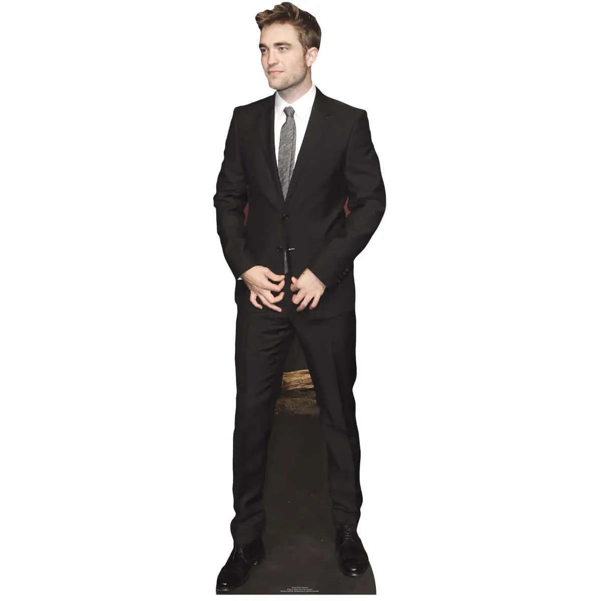 CS436 Robert Pattinson 'Black Suit' (English Actor) Lifesize Cardboard Cutout Standee Front