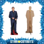 CS443 George Clooney Blue Suit American Actor Lifesize Cardboard Cutout Standee 2