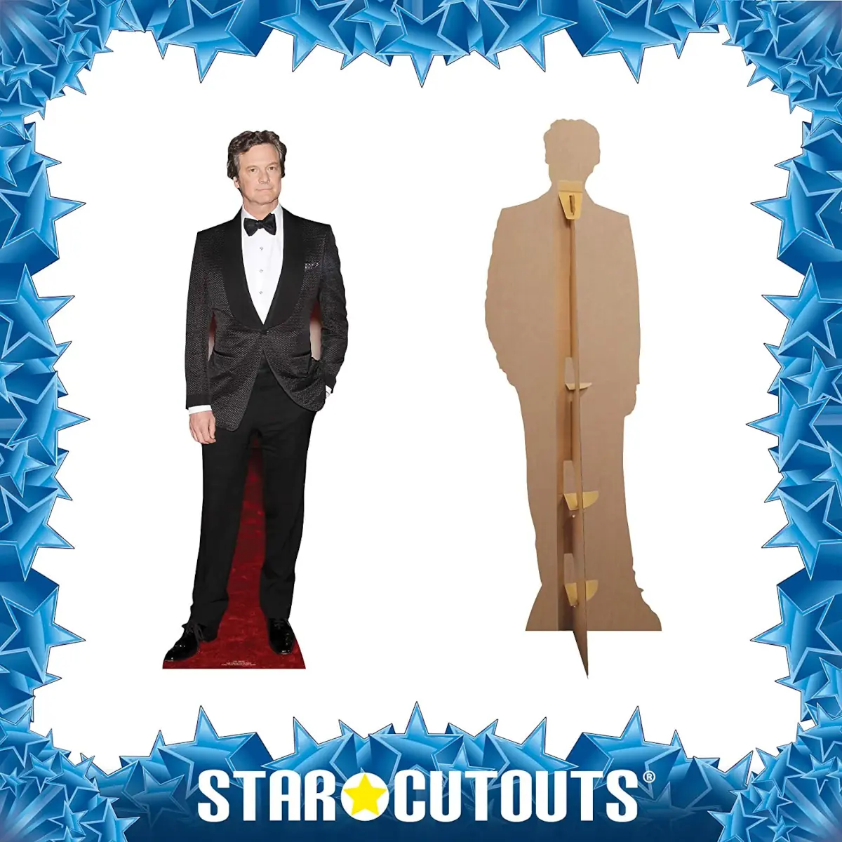 CS444 Colin Firth Black Suit English Actor Lifesize Cardboard Cutout Standee 2