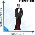 CS444 Colin Firth Black Suit English Actor Lifesize Cardboard Cutout Standee 3