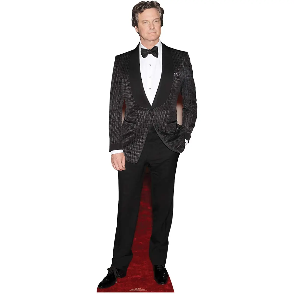 CS444 Colin Firth Black Suit English Actor Lifesize Cardboard Cutout Standee