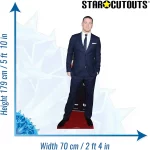 CS466 Channing Tatum Blue Suit American Actor Lifesize Cardboard Cutout Standee 2