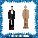 CS546 Michael Buble Black Suit Canadian Singer Lifesize Cardboard Cutout Standee 2