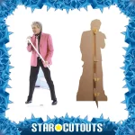 CS548 Sir Rod Stewart 'On Stage' (British Singer Songwriter) Lifesize Cardboard Cutout Standee Frame