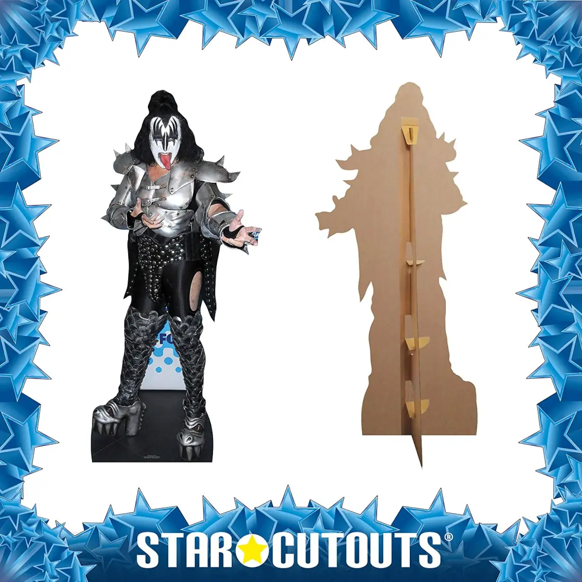CS550 Gene Simmons Kiss Israeli American Musician Lifesize Cardboard Cutout Standee 2