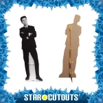 CS552 Sir Cliff Richard 'Black & White 1950s' (English Singer) Lifesize Cardboard Cutout Standee Frame
