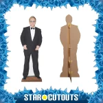 CS555 Sir Elton John Black Suit British Singer Lifesize Cardboard Cutout Standee 2