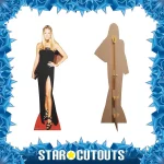 CS564 Tess Daly Black Dress Television Presenter Lifesize Cardboard Cutout Standee 2