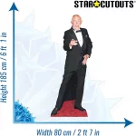 CS566 Sir Bruce Forsyth Black Tuxedo British Entertainer Lifesize Cardboard Cutout Standee 3
