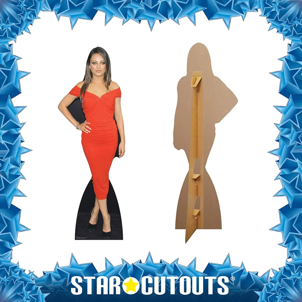 CS567 Mila Kunis Dress American Actress Lifesize Cardboard Cutout Standee 2