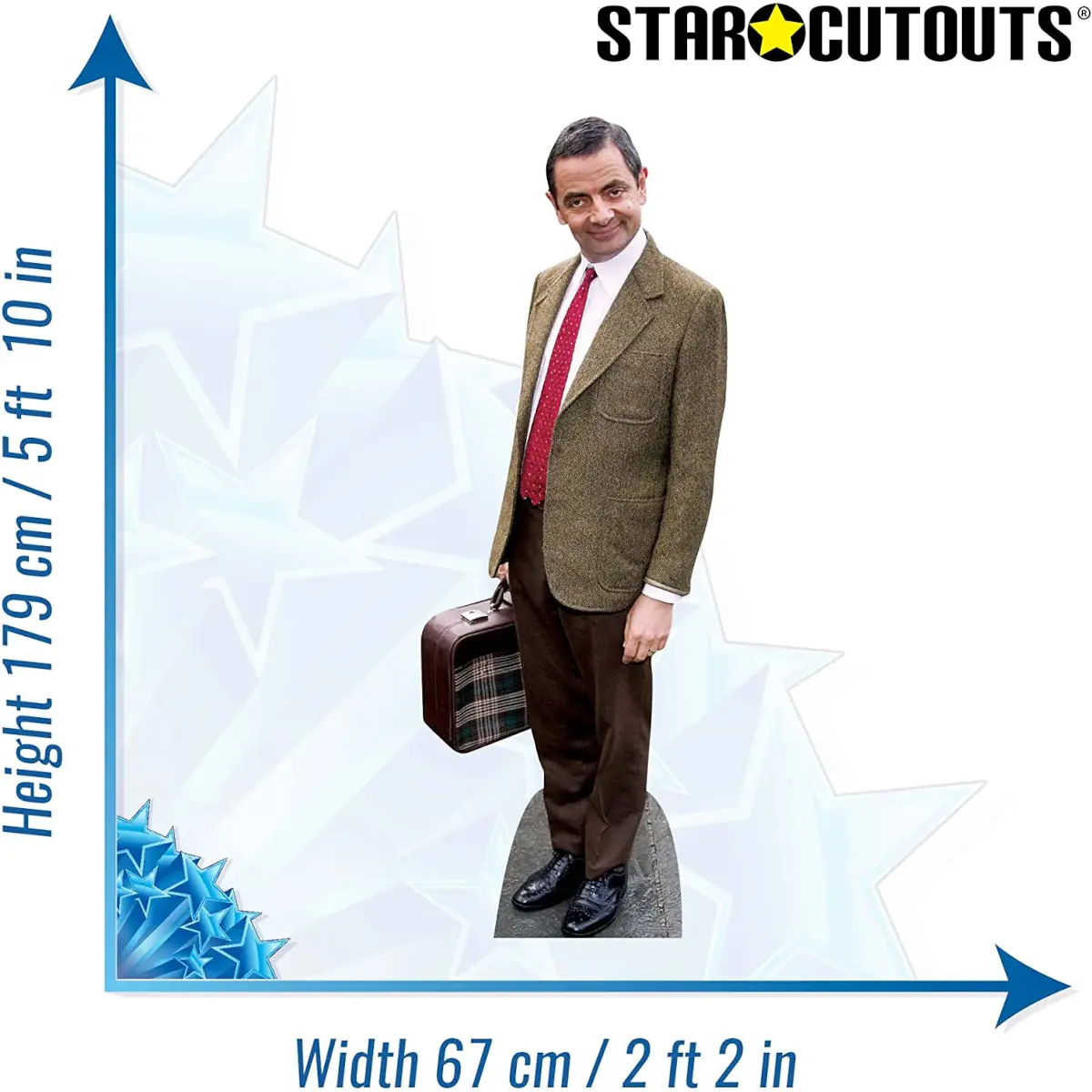 CS572 Rowan Atkinson Mr Bean Lifesize Cardboard Cutout Standee 3