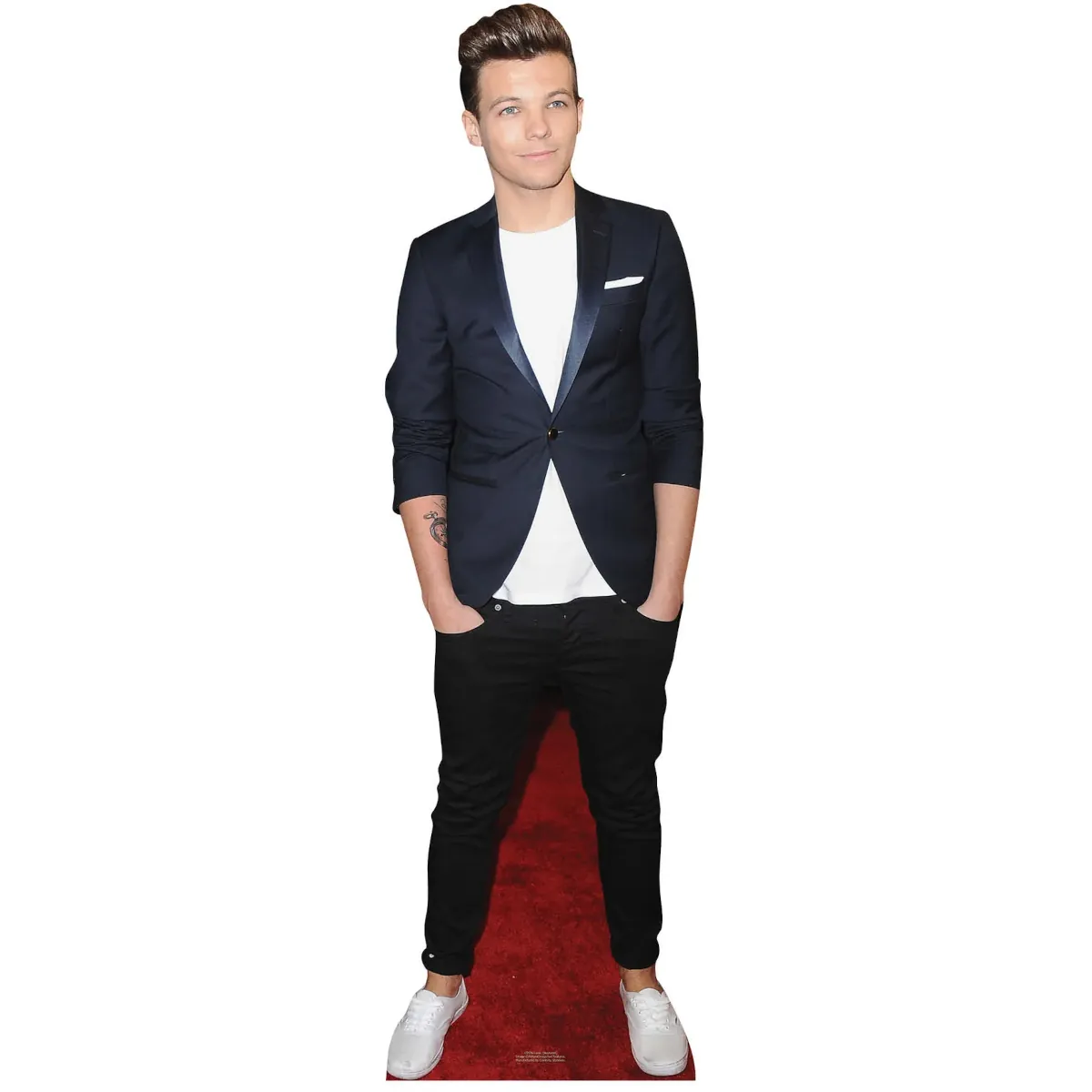 CS576 Louis Tomlinson 'One Direction' (English Singer Songwriter) Lifesize Cardboard Cutout Standee Front