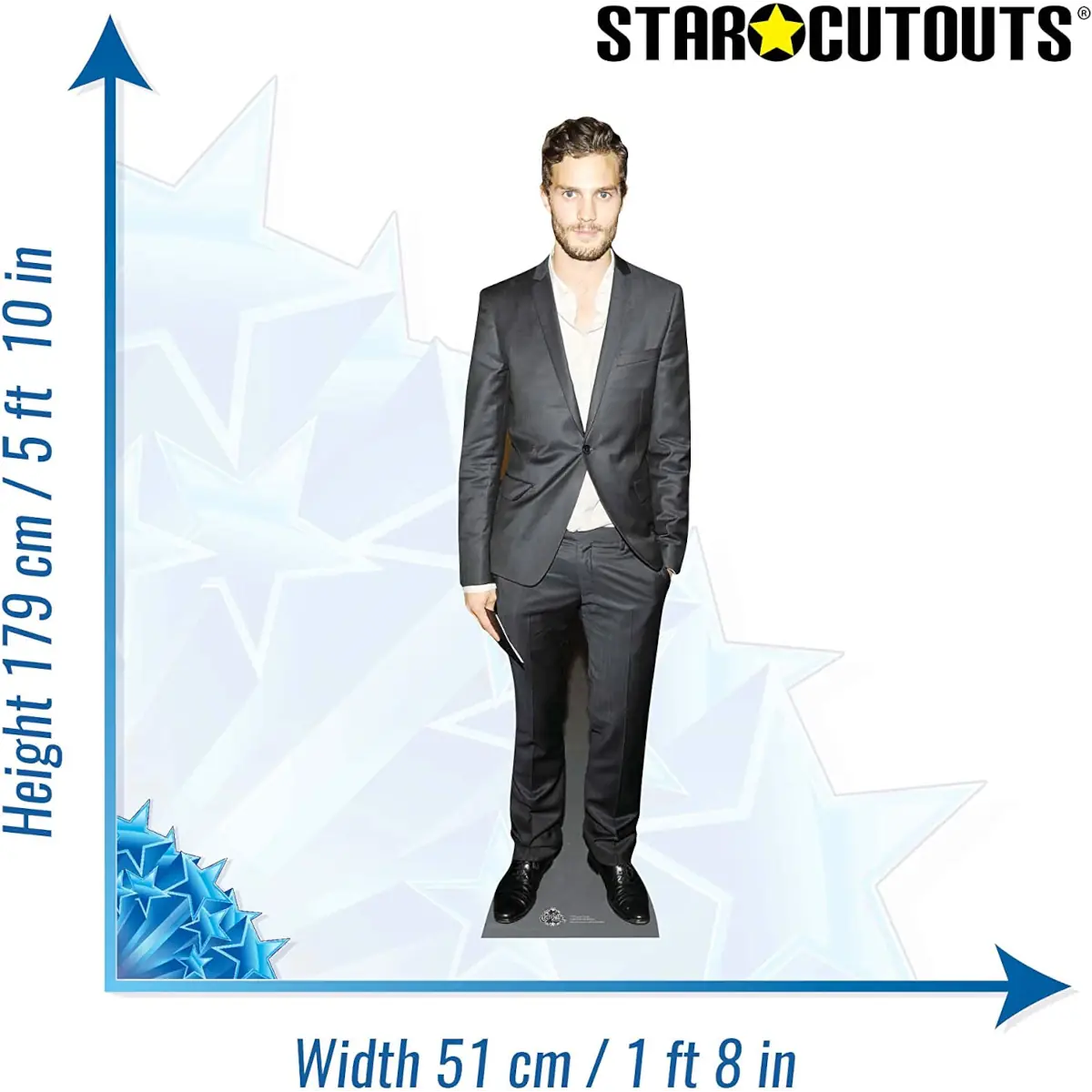 CS592 Jamie Dornan Suit Irish Actor Lifesize Cardboard Cutout Standee 3