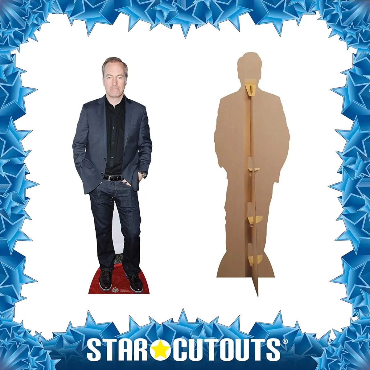 CS594 Bob Odenkirk Jacket Jeans American Actor Lifesize Cardboard Cutout Standee 2