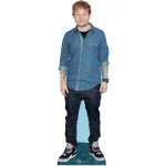 CS595 Ed Sheeran Shirt Jeans English Singer Songwriter Lifesize Cardboard Cutout Standee
