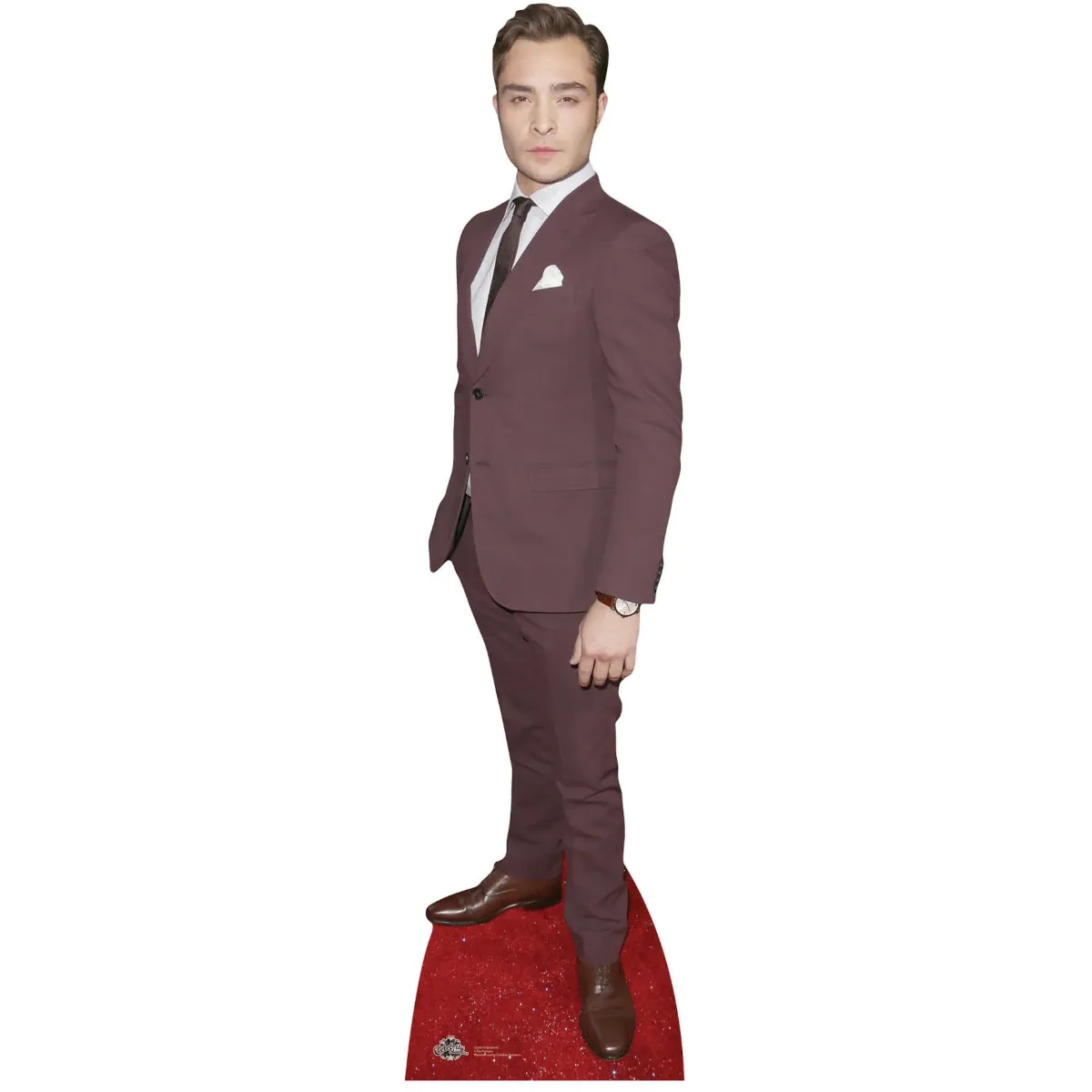 CS596 Ed Westwick 'Red Carpet' (English Actor) Lifesize Cardboard Cutout Standee Front