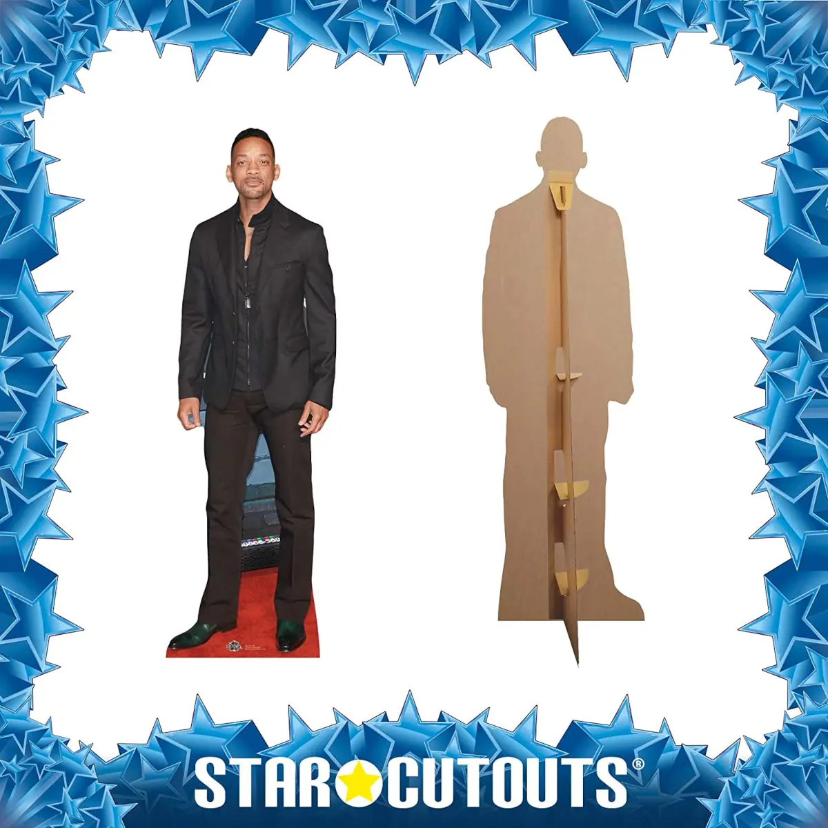 CS602 Will Smith Red Carpet American Actor Lifesize Cardboard Cutout Standee 2