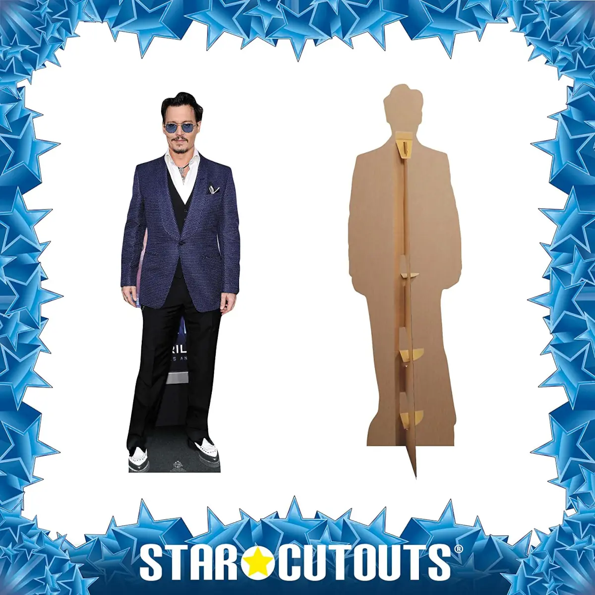 CS621 Johnny Depp American Actor Lifesize Cardboard Cutout Standee 2