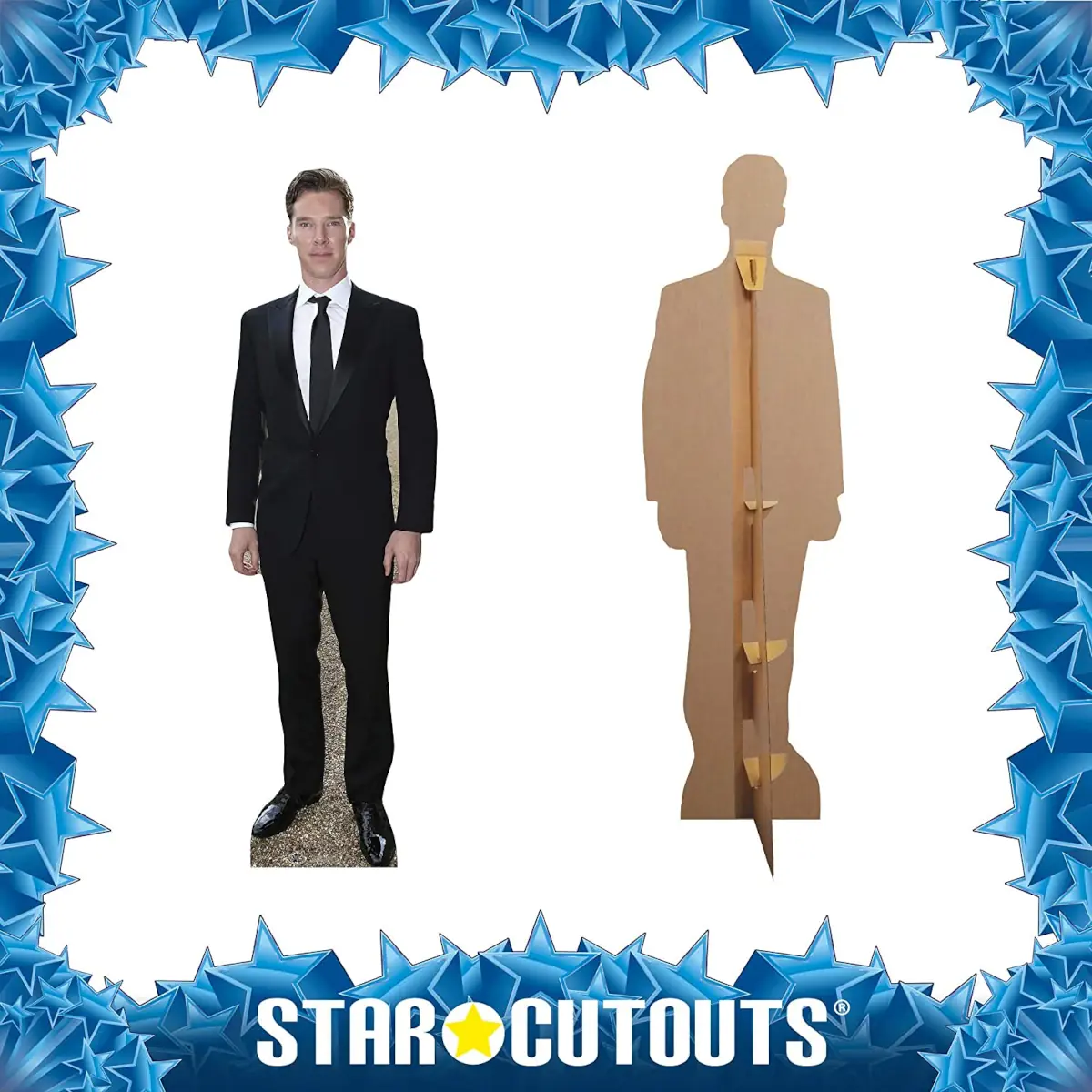 CS625 Benedict Cumberbatch Black Suit English Actor Lifesize Cardboard Cutout Standee 2