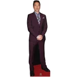 CS626 Robert Downey Jr Mauve Suit American Actor Lifesize Cardboard Cutout Standee