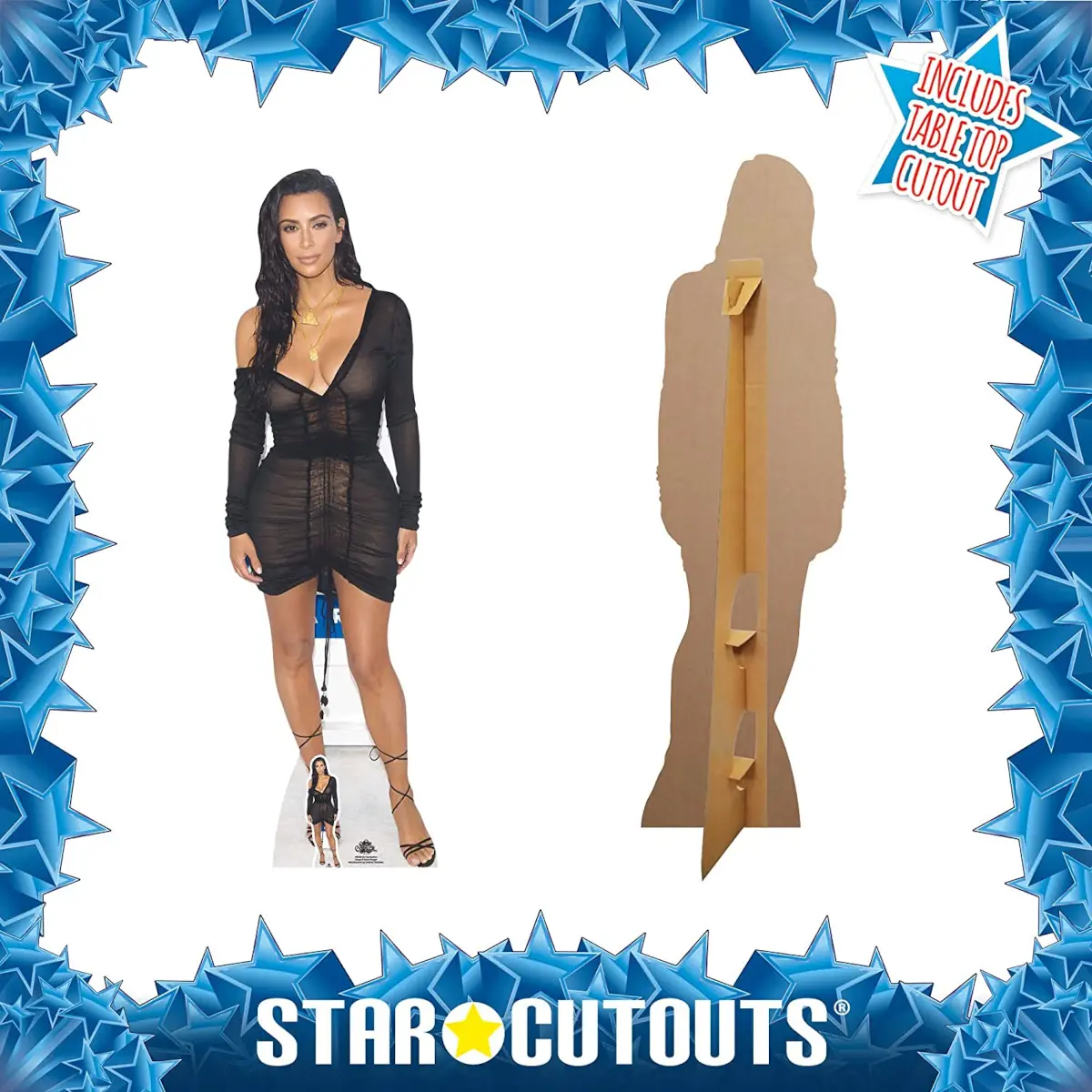 CS639 Kim Kardashian American Socialite Lifesize Mini Cardboard Cutout Standee 2
