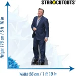 CS642 Ed Balls Blue Suit Former Politician Lifesize Mini Cardboard Cutout Standee 3