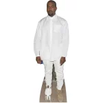 CS645 Kanye West White Outfit American Rapper Lifesize Mini Cardboard Cutout Standee