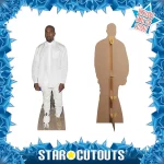 CS645 Kanye West White Outfit American Rapper Lifesize Mini Cardboard Cutout Standee 2