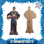CS664 Daniel Ricciardo Australian Racing Driver Lifesize Mini Cardboard Cutout Standee 2