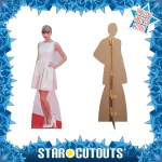 CS670 Taylor Swift White Dress American Singer Lifesize Mini Cardboard Cutout Standee 2