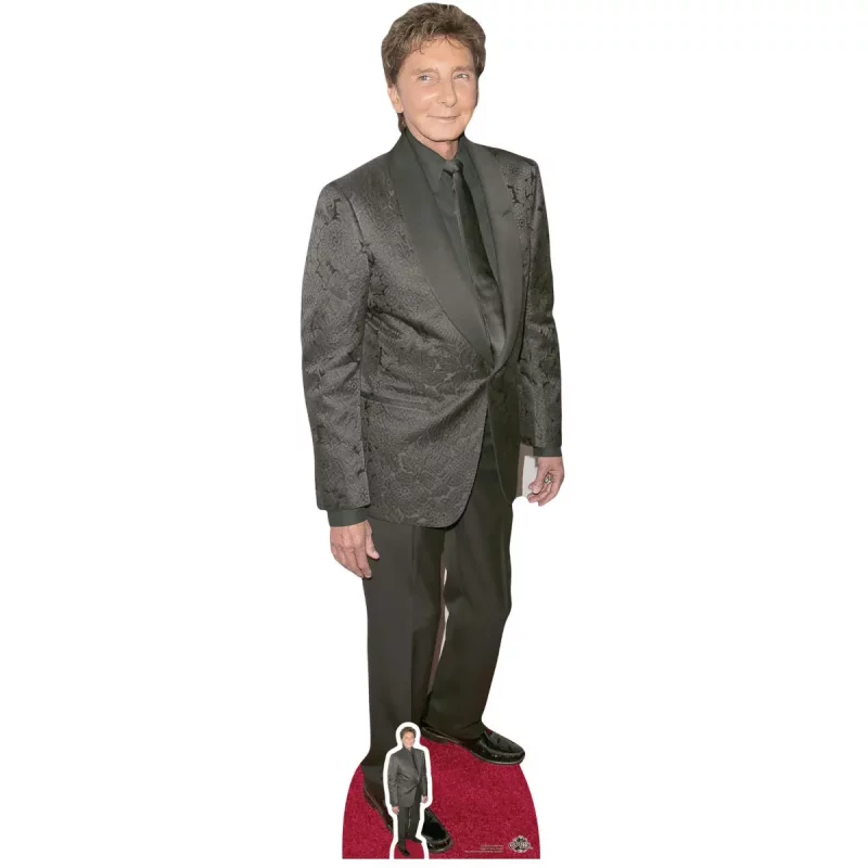 CS684 Barry Manilow 'Red Carpet' (American SingerSongwriter) Lifesize + Mini Cardboard Cutout Standee Front