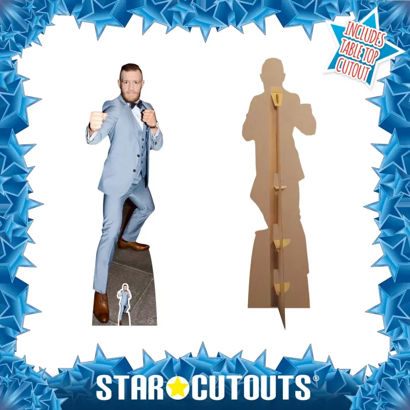 CS685 Conor McGregor (Irish Mixed Martial Artist) Lifesize + Mini Cardboard Cutout Standee Frame