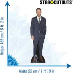 CS704 Ryan Reynolds Smart Suit Canadian American Actor Lifesize Mini Cardboard Cutout 2