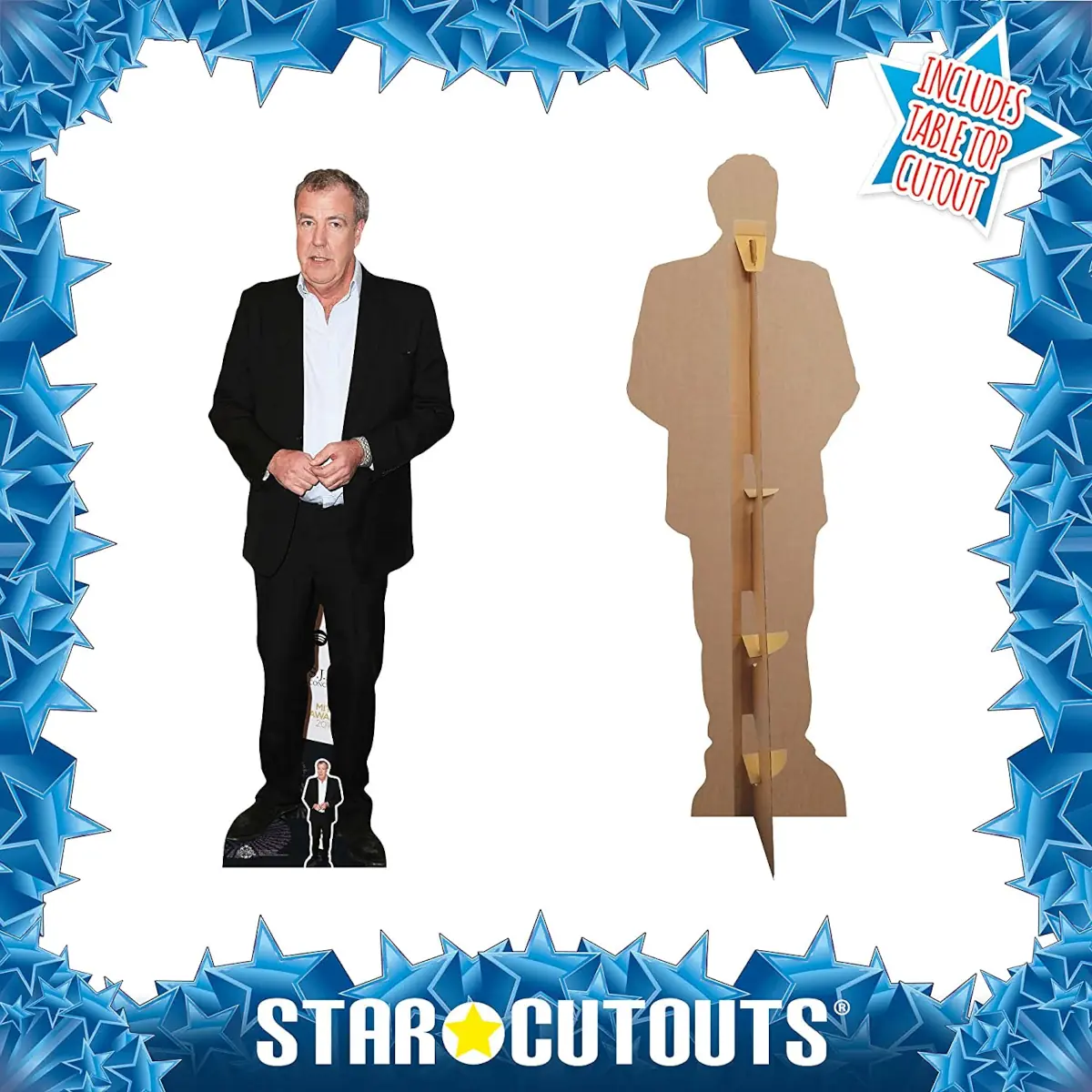 CS712 Jeremy Clarkson Television Presenter Lifesize Mini Cardboard Cutout Standee 2