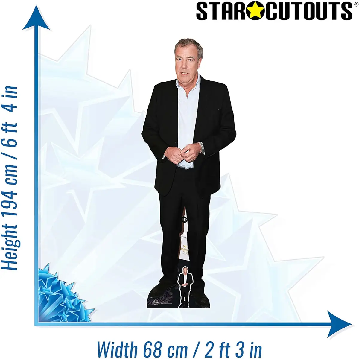 CS712 Jeremy Clarkson Television Presenter Lifesize Mini Cardboard Cutout Standee 3