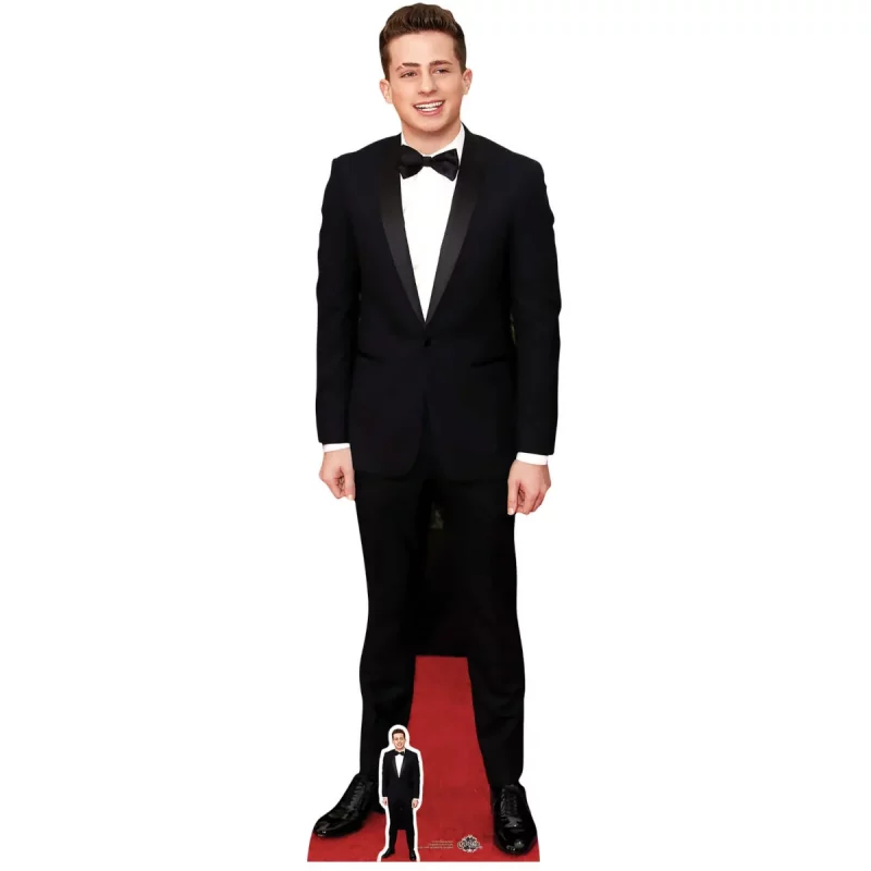 CS715 Charlie Puth 'Red Carpet' (American SingerSongwriter) Lifesize + Mini Cardboard Cutout Standee Front