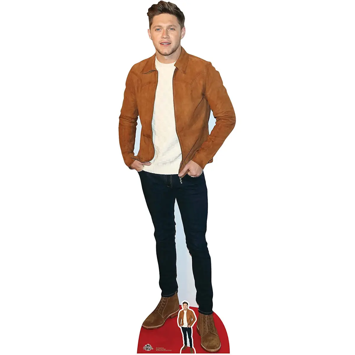 CS718 Niall Horan Suede Jacket Irish Singer Lifesize Mini Cardboard Cutout Standee