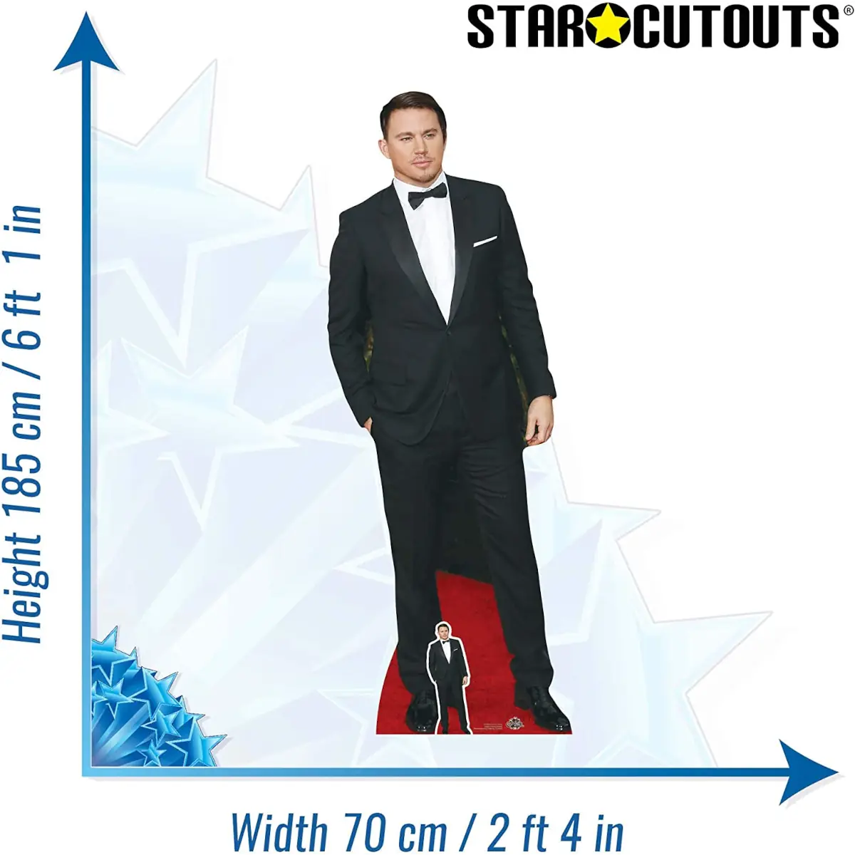 CS728 Channing Tatum American Actor Lifesize Mini Cardboard Cutout Standee 3