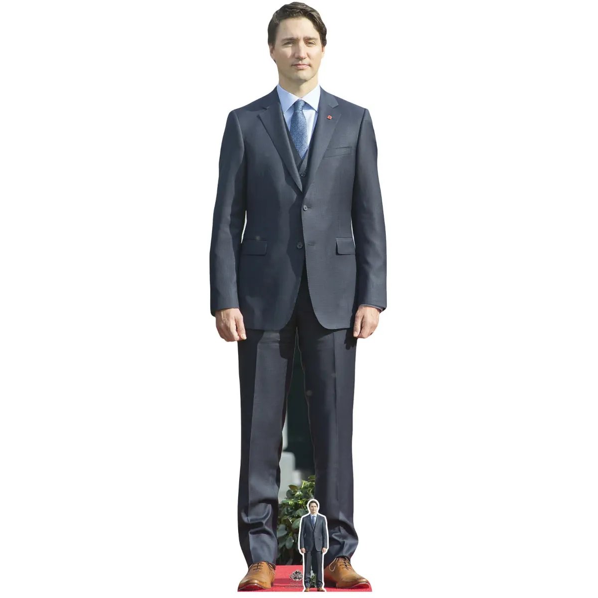 CS732 Justin Trudeau (Canadian Prime Minister) Lifesize + Mini Cardboard Cutout Standee Front
