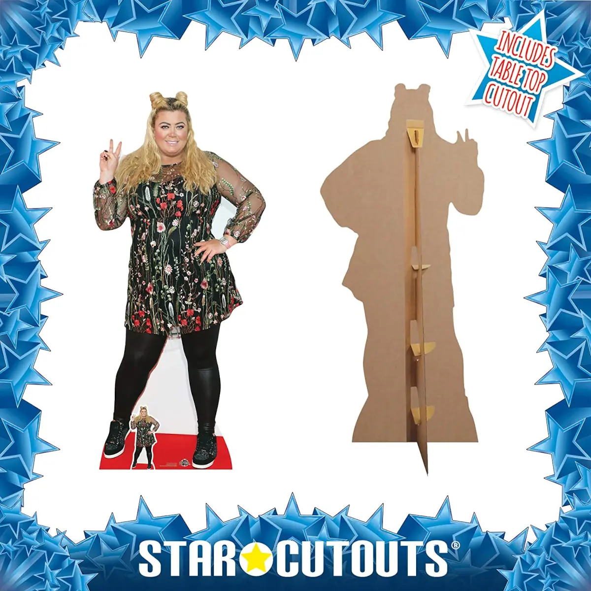 CS733 Gemma Collins Media Personality Lifesize Mini Cardboard Cutout Standee 2