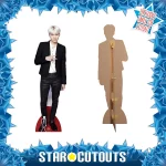 CS747 Suga Black Jacket BTS Bangtan Boys Lifesize Mini Cardboard Cutout Standee 2