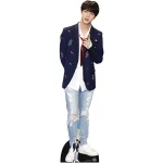 CS748 Jin Blue Blazer BTS Bangtan Boys Lifesize Mini Cardboard Cutout Standee