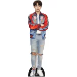 CS749 Jungkook Ripped Jeans BTS Bangtan Boys Lifesize Mini Cardboard Cutout Standee