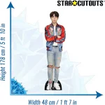 CS749 Jungkook Ripped Jeans BTS Bangtan Boys Lifesize Mini Cardboard Cutout Standee 2