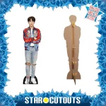 CS749 Jungkook Ripped Jeans BTS Bangtan Boys Lifesize Mini Cardboard Cutout Standee 3