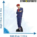 CS752 J-Hope Denim BTS Bangtan Boys Lifesize Mini Cardboard Cutout Standee 3