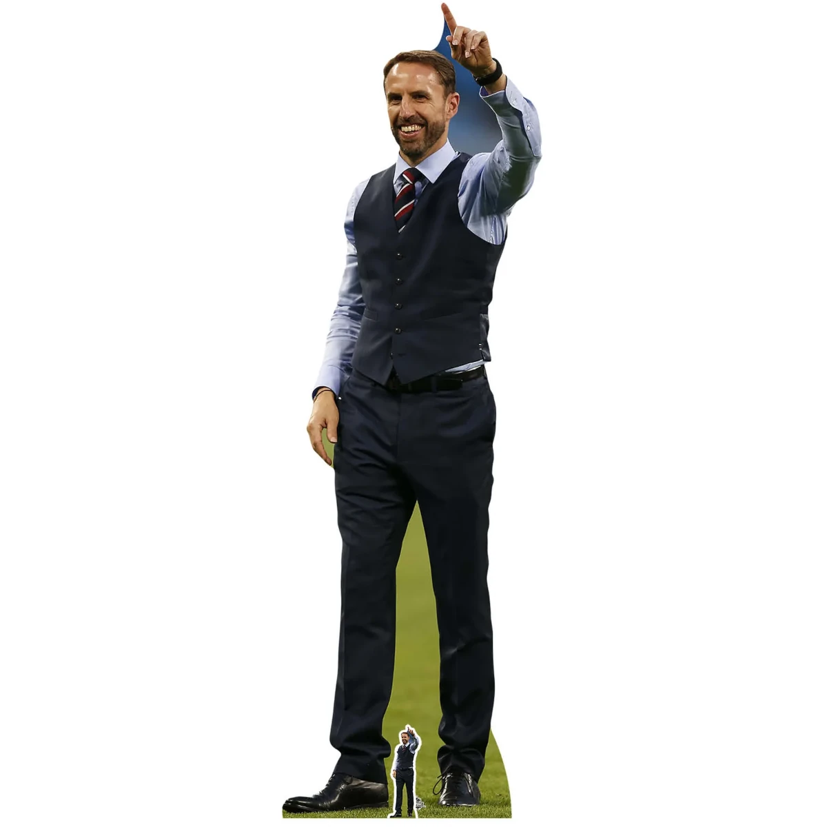 CS755 Gareth Southgate 'Waistcoat' (England Football Manager) Lifesize + Mini Cardboard Cutout Standee Front